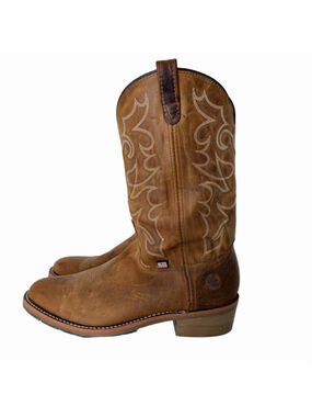 Double-H Dylan Work Boots Old Town Folklore Leather Cowboy Western Men's Size 14